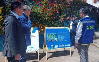 renovación de aceras con acceso universal en Concepción